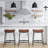 Upholstered Counter Height Saddle Bar Stool-1133445345-1140107955
