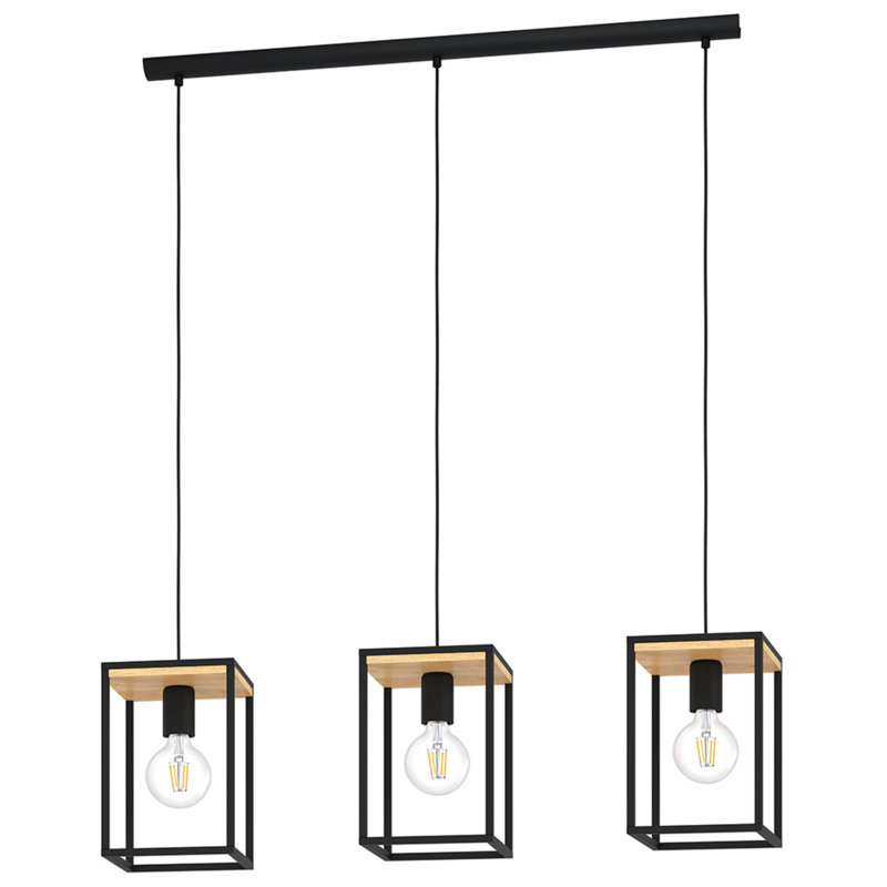 Luminaire suspendu linéaire 3 lumières Libertad