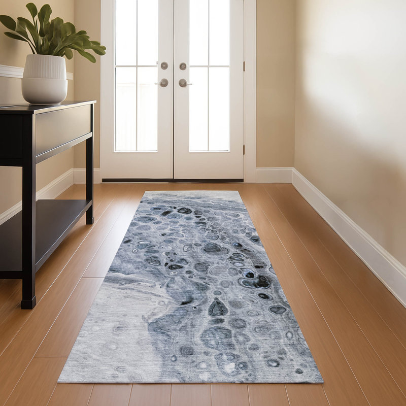 Premium Machine Washable Alaina AMF1934 Abstract Rug, Runner 2'3" x 7'6"