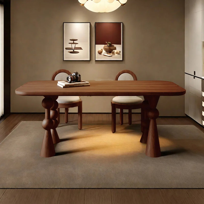 Rectangular small-sized dining table, 29.53"H x 70.87"L x 35.43"W