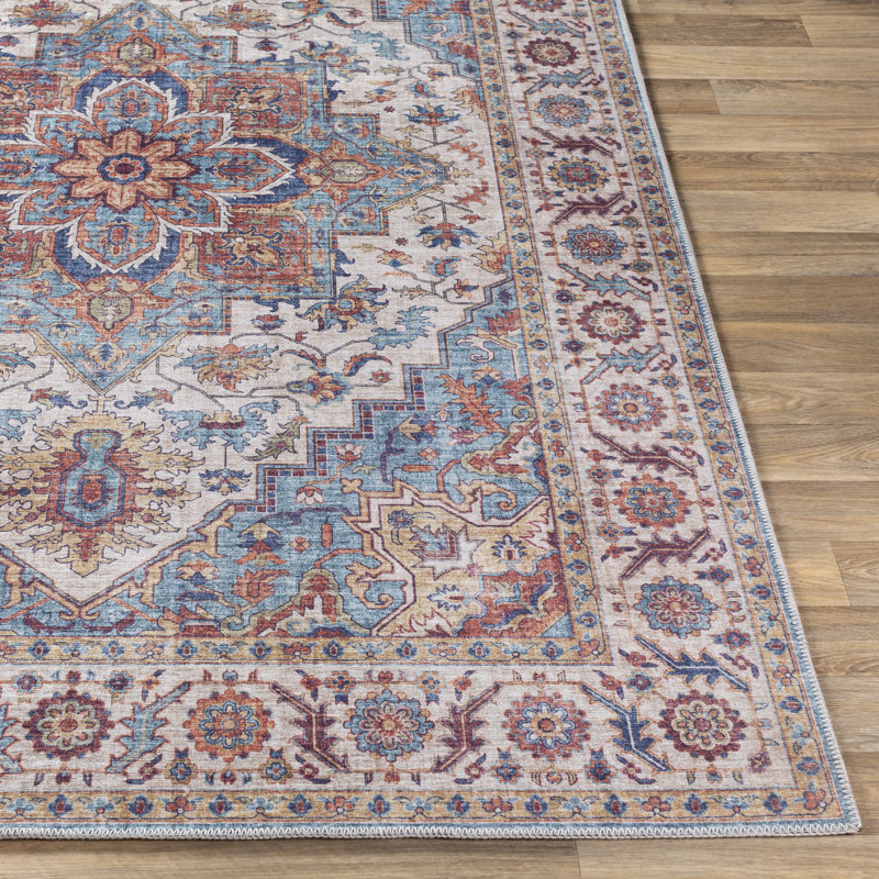 Oriental Indoor Rug, Rectangle 2'3" x 3'9"