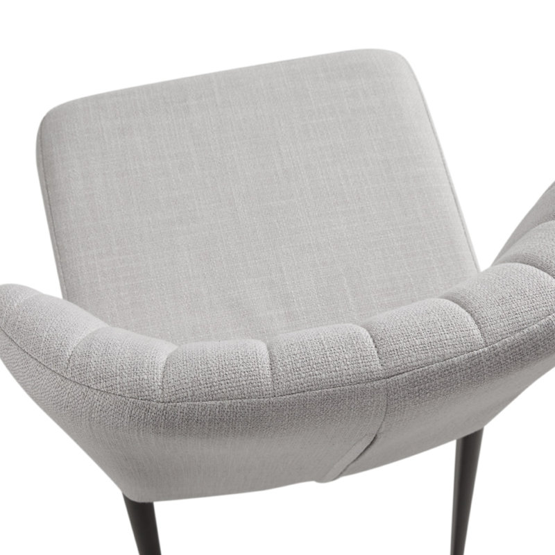 Chaise de salle à manger Cronin, Gris