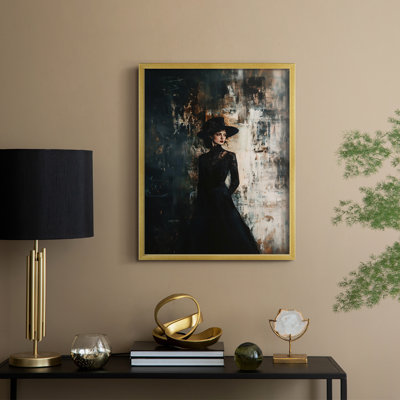 Reproduction encadrée WOMEN Series CCXLIV - bois massif