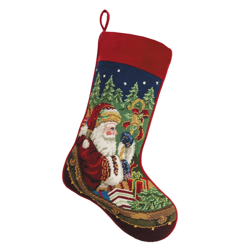 Chaussette de noël père noël