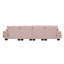 Canapé Cloud Cloud avec tissu velours côtelé et ports USB-126061574