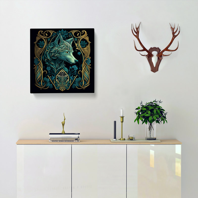 Wolf Nouveau - No Frame Print