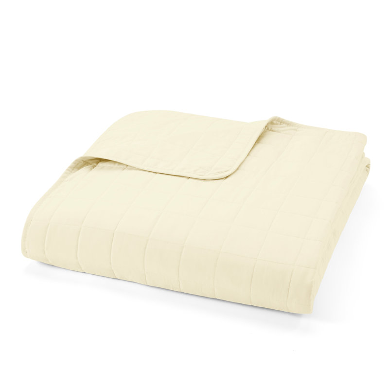 Yellow Twin Microfiber Quilt Set with Pillow Sham