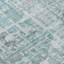 Tapis bleu sarcelle lavable à la machine intérieur / extérieur Xhevrie-111819509
