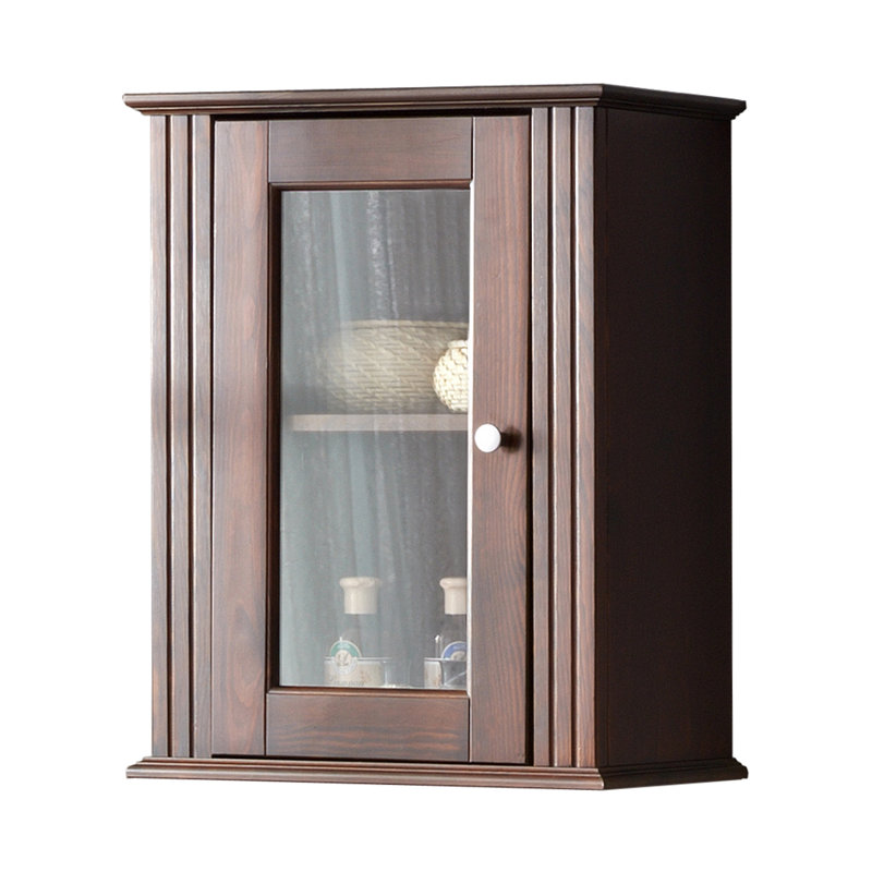 Boutwell Solid Wood Wall Bathroom Cabinet