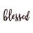 Blessed Wall Decor - Decorative 3D Metal Cutout - Word Art Sign for Modern Rustic and Vintage Farmhouse Decor by Lavish Home