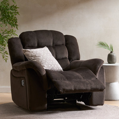 Design classique, tissu moelleux, fauteuil inclinable oscillant