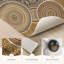 Tapis de cuisine lavables circulaires antidérapants
