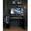 Sameul 138Cm Matt Black Gaming Desk