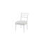 Table ronde extensible avec 4 chaises blanches Ladderback