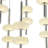 Double Spanish Alabaster Rectangular Chandelier