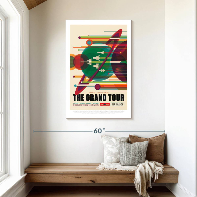 Oberle Grand Tour rétro, H 45 po x l 30 po