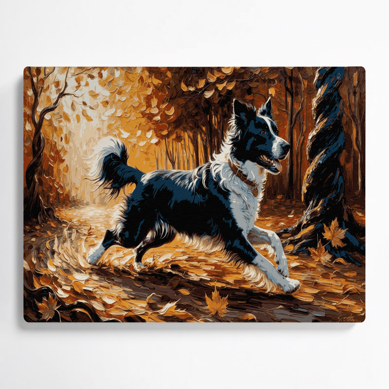 Chiens, art mural noir en métal Stabyhoun, H 20 po x l 30 po