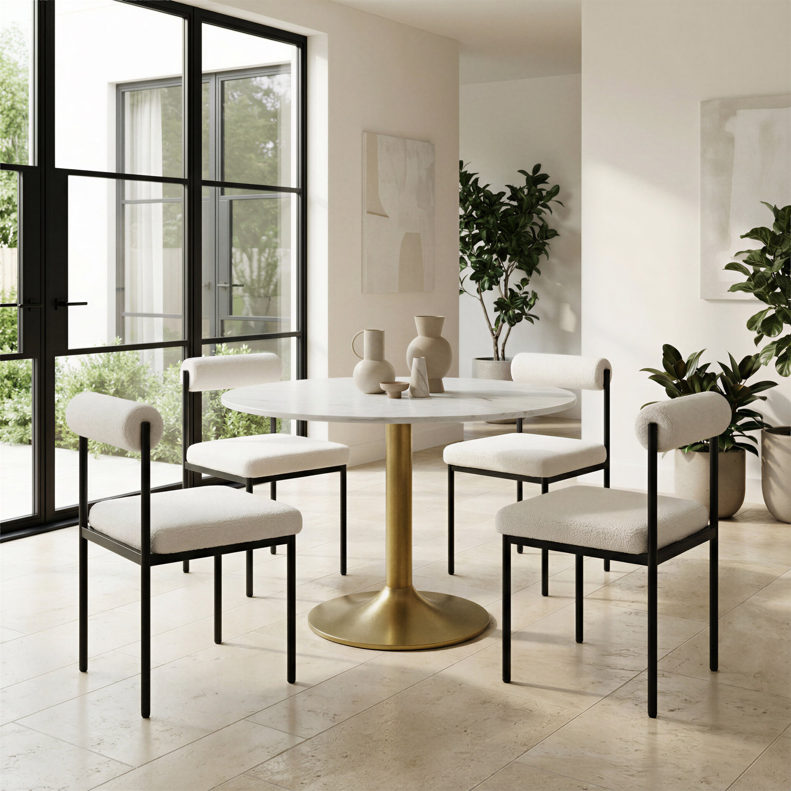 Eres Dining Chair, White