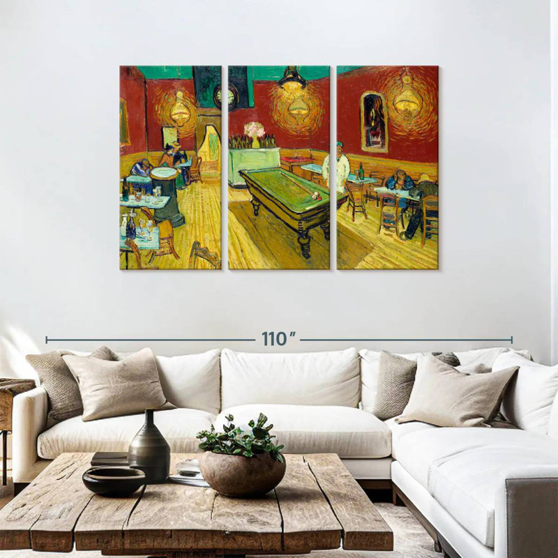 Senne The Night Cafe, 48" H x 74" W