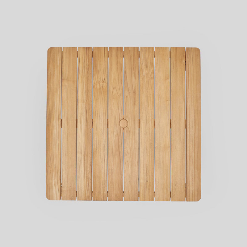 Neighbor Haven Teak Solid Wood Dining Table - Thumbnail 5