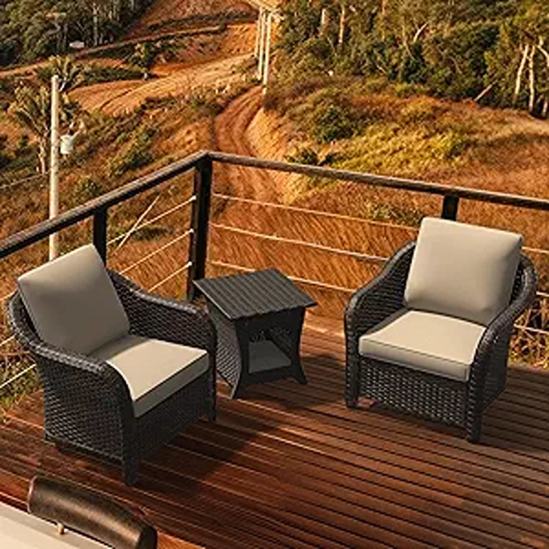 Ensemble de conversation pour patio 3 pièces - table basse ...