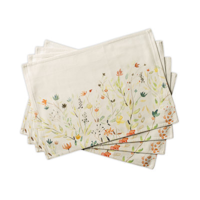 Colmar Cotton Floral Rectangle Placemat