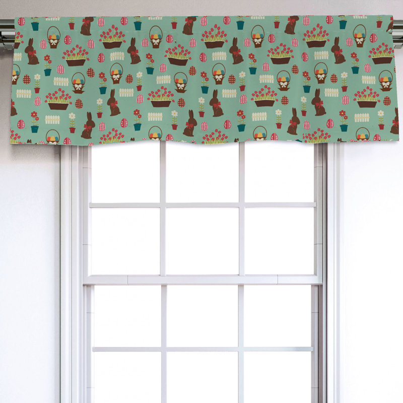 Sateen Ruffled Window Valance