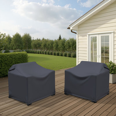 Caggino Aluminum Outdoor Chair Covers by Rebrilliant
