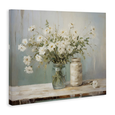 Art traditionnel sur toile bouquet de pots traditionnel par Ramona Murdock