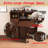 Multifunctional Folding Dining Table With Wall Mounted Sideboard