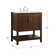 Scottsbluff 30'' Single Bathroom Vanity with Engineered Marble Top