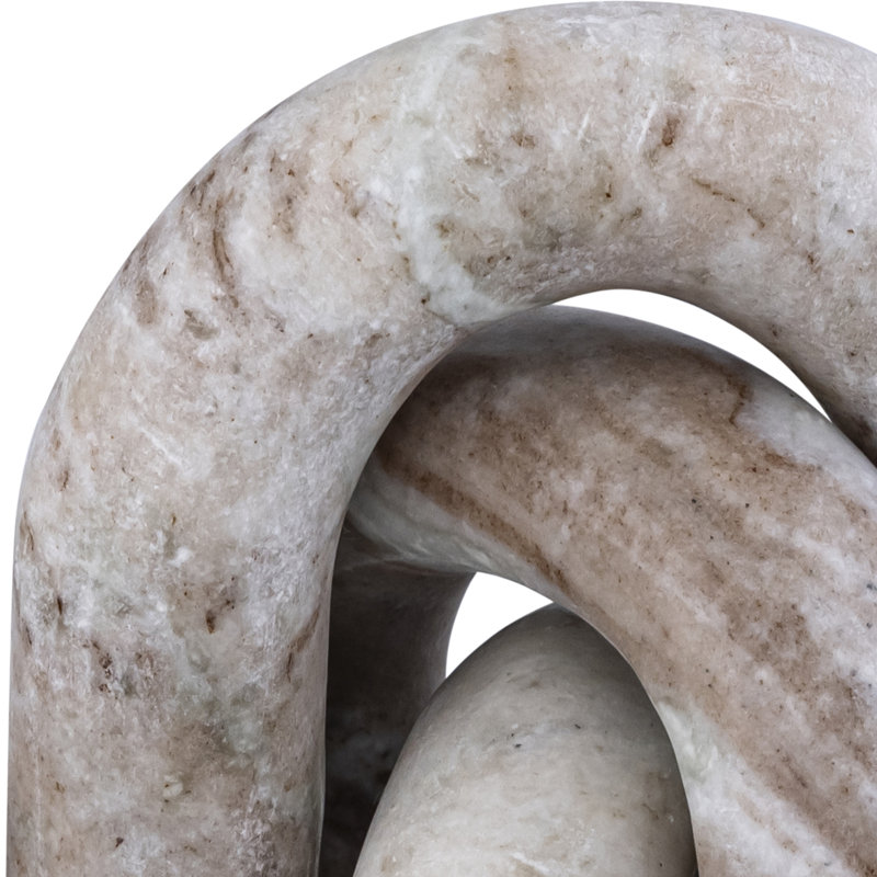 Arco Marble Decorative Object, Brown