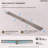 24" Linear Grid Shower Drain-110910926