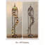 Lampes sur pied bronze et fer