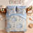 Timeless Floral Bedding Sets, Polyester Comfort, Vintage Style For Home