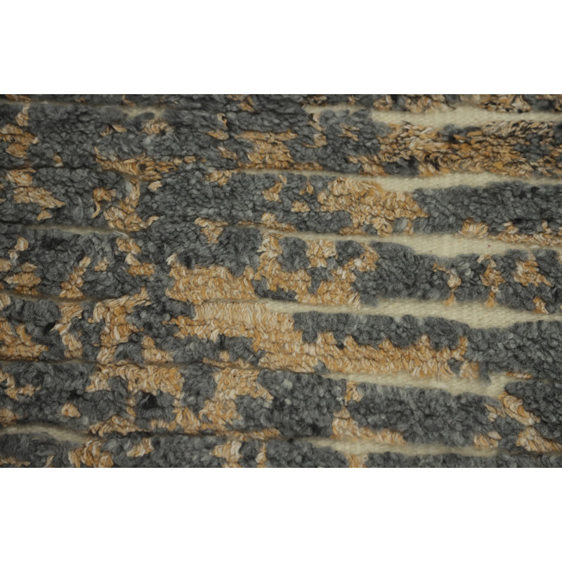 Tapis gris marocain indien 5 x 8