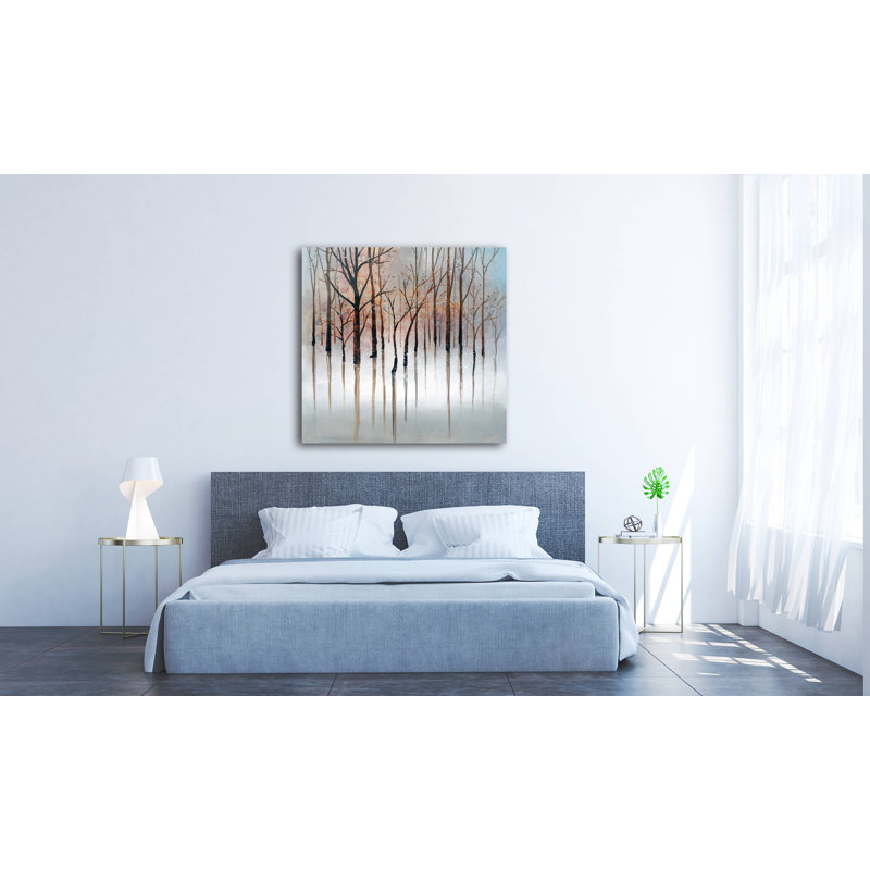 « laiton wood », reproduction de peinture à l’huile sur toile tendue
