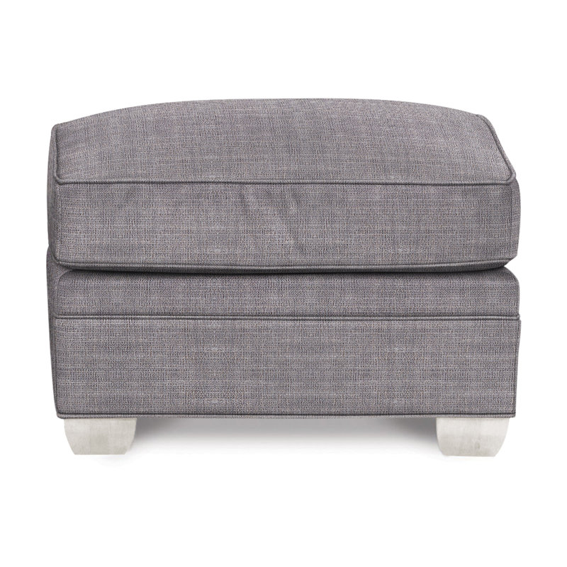Repose-pieds Hillcrest, Chenille nomade ardoise Crypton®, Casablanca