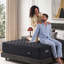 Matelas hybride Queen extra ferme de 30 cm (12 pouces), 1180 ressorts ensachés, soutien lombaire à 7 zones pour soulager les maux de dos, certifié CertiPUR-US, livré dans une boîte
