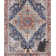 Teppich Sylla in Indigoblau/Rot