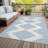 Norelia Ivory Washable Indoor-Outdoor Rug - -888162263