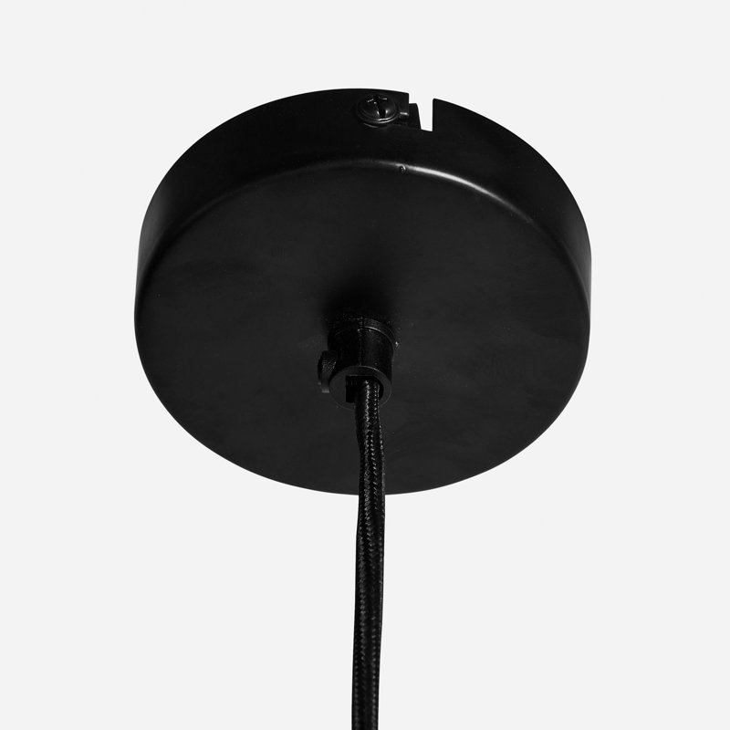 Boughner 1 - Light Black Dome Pendant