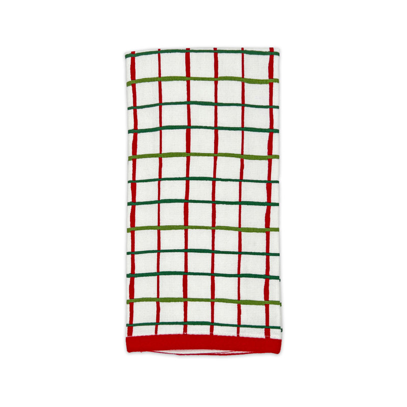 Lenox Bayberry Merry & Bright Kitchen Towels 4 Pack Set
