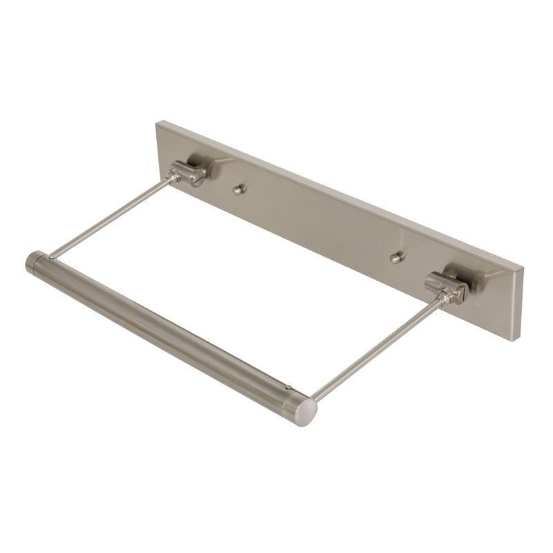 Mendon Dimmable Wall Mounted Picture Light, Satin Nickel, 2.75" H x 19" W x 8" D