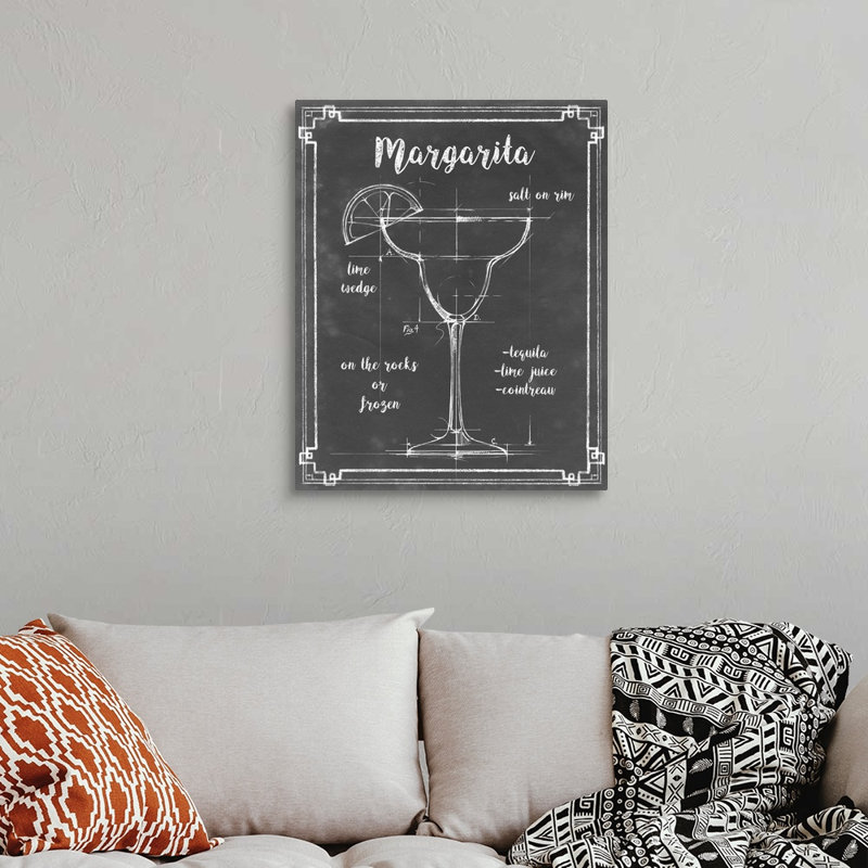 Mixology VI - Impression sur toile, Toile tendue, H 30 po x l 24 po x P 1,25 po