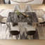 Table de salle à manger moderne en pierre frittée pour 6 à 8 tables avec base en L double finition-131989933-131989934-131989937