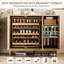 5-Tier Shoe Cabinet with Rotating Shoe Rack and Adjustable Shelves, Freestanding Shoe Storage Cabinet-1033352824