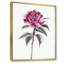Fleur rose rétro - peinture sur toile-59778651-59709502