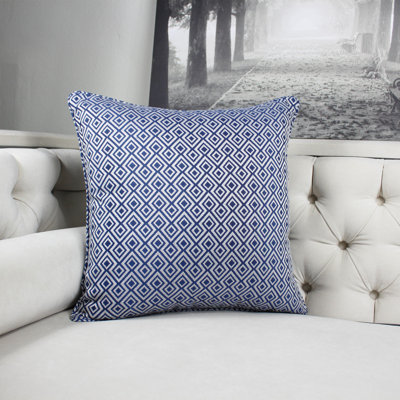  Cozy Jacquard Plaid Pillow Cover
