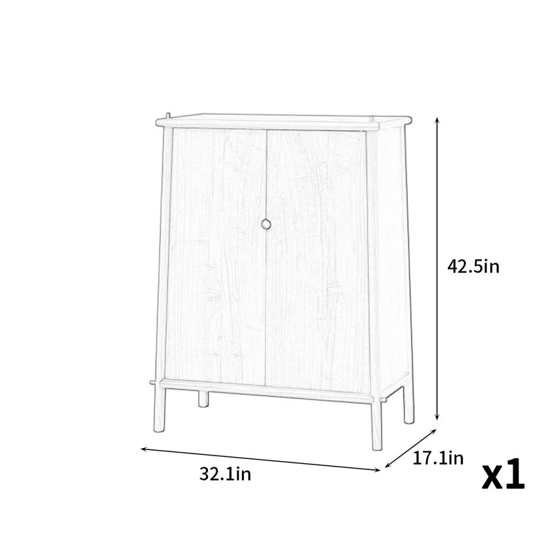 Armoire d'appoint Elegant Apparence Calm Atmosphere, Brun